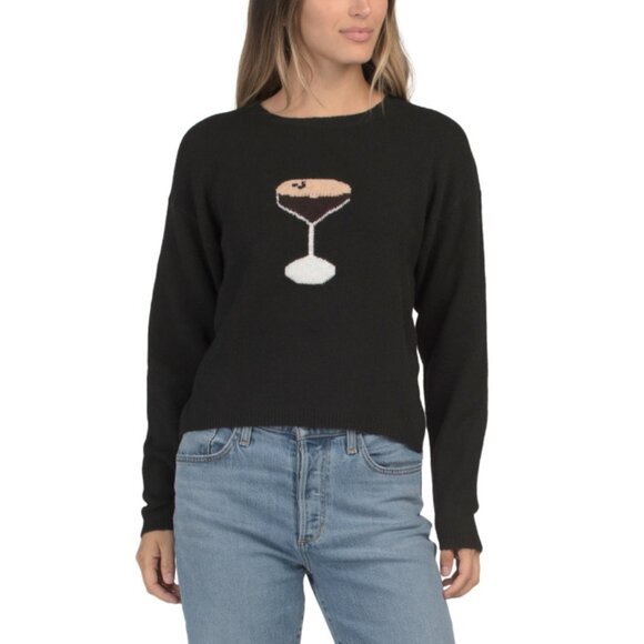 LOLA Black Espresso Martini Sweater - Picture 1 of 2